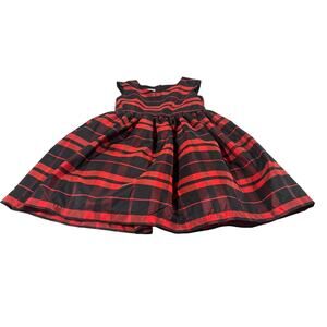 Mia & Mimi Toddler Girl 5T Red and Black Formal Party Dress NWT